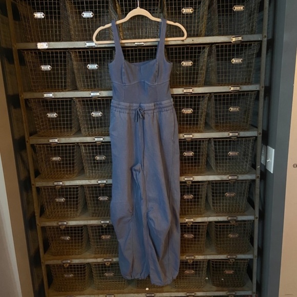 New! FP Movement by Free People inbound onesie Navy Jumpsuit 2924 - Picture 10 of 14